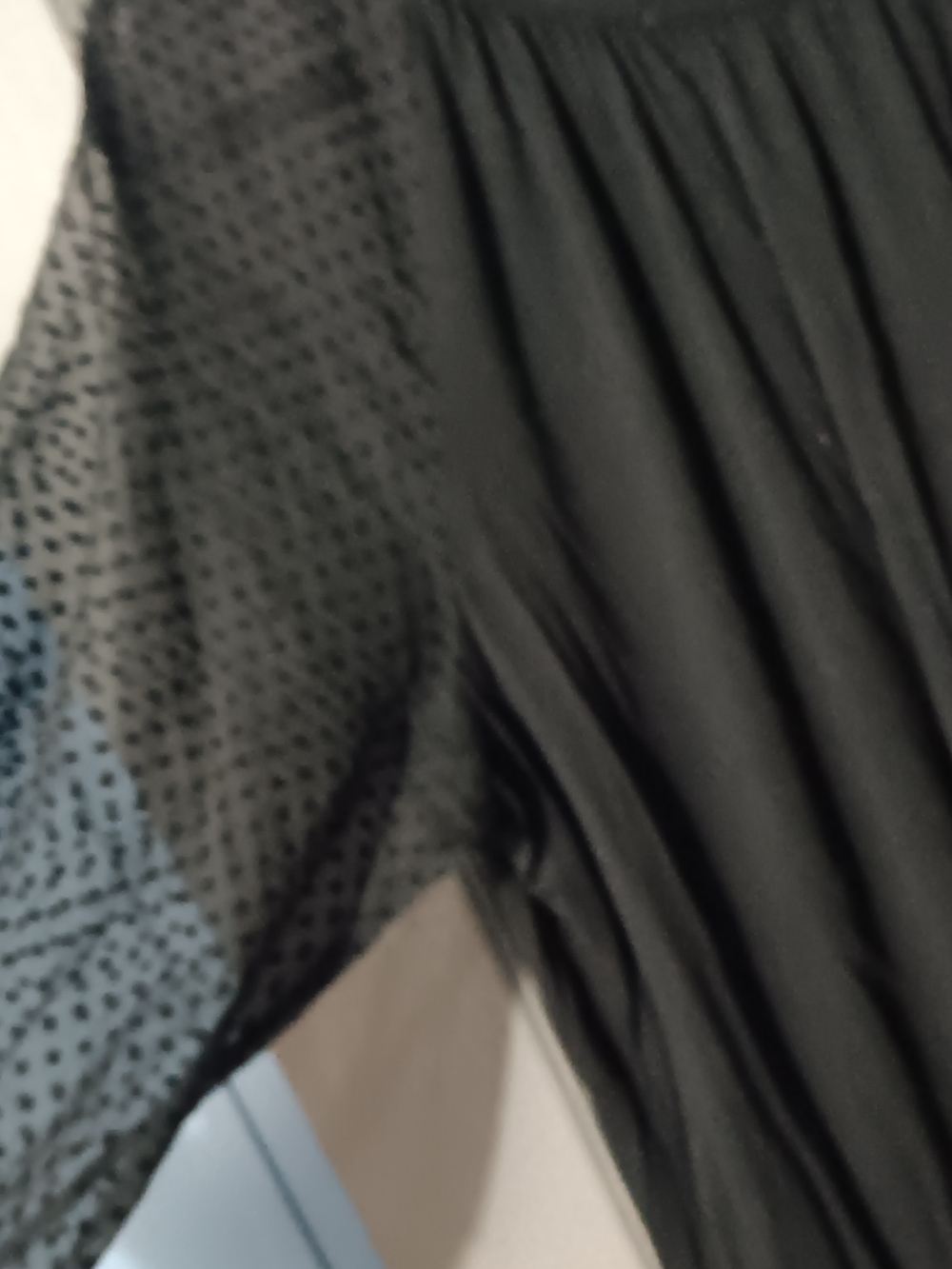 Zac & Rachel Black Sheer-Sleeve Blouse - Picture 3 of 4